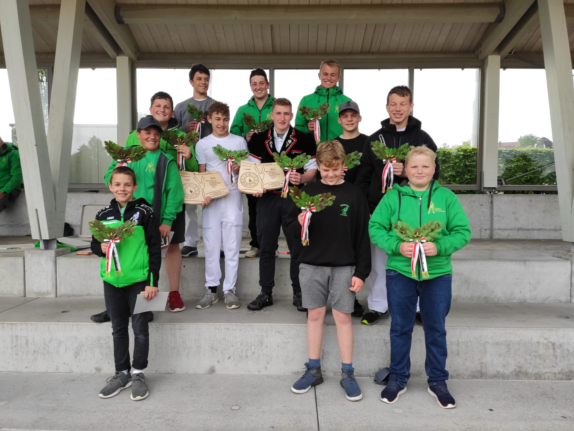 Zweiggewinner am NOS Nachwuchsschwingfest